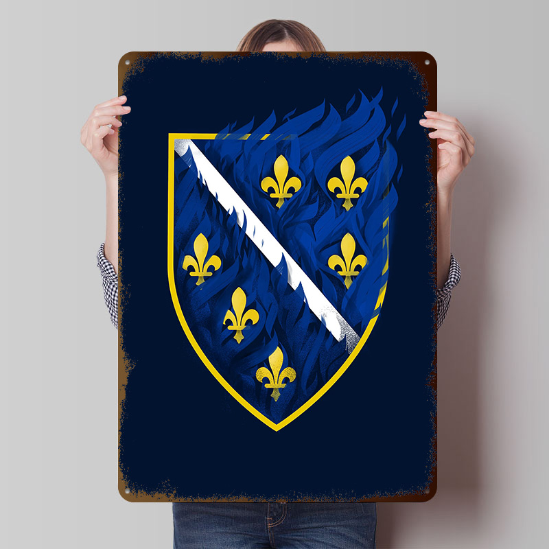 Desk Setup Poster - Bosnia Printed Poster Customized Wall Art
