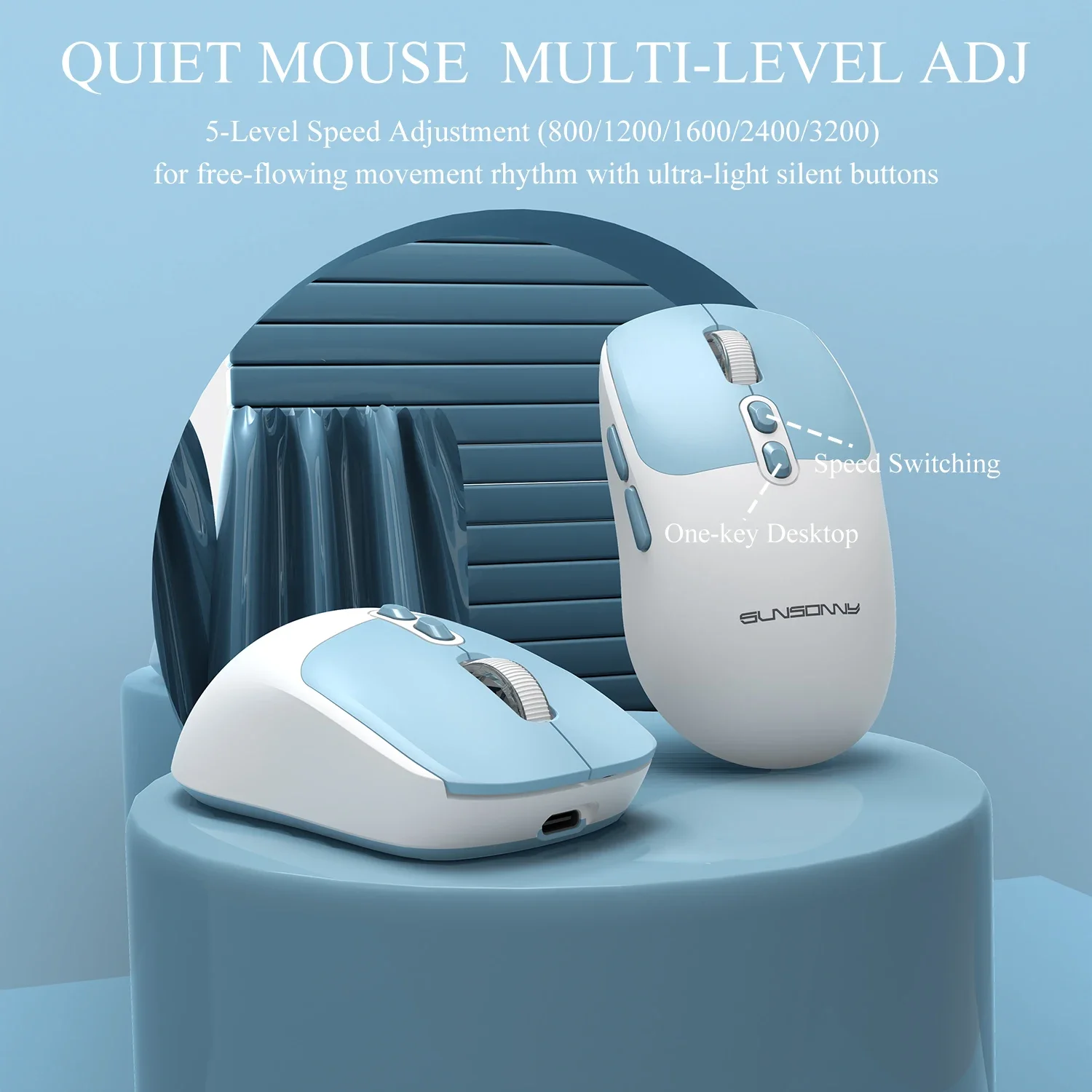 Cute Silent Keyboard and Mouse - Desk Setup Keyboard recension och pris