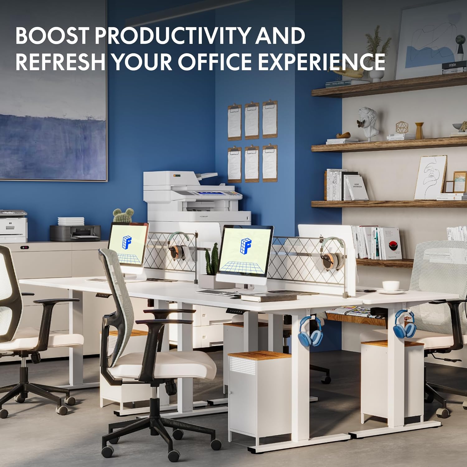 Electric Standing Desk 40x24 I - Desk Setup One Monitor recension och pris