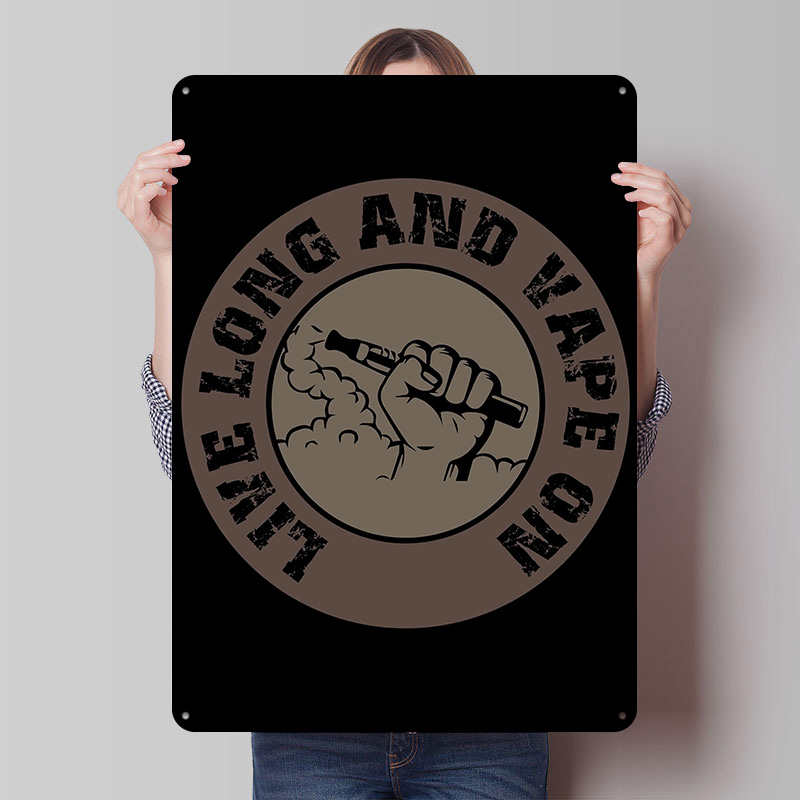 Vape Design For Ecig Tinplate  - Desk Setup Poster recension och pris