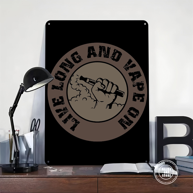 Vape Design For Ecig Tinplate  - Desk Setup Poster recension och pris