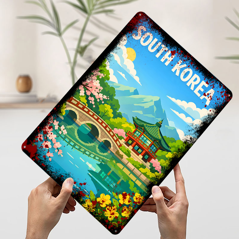 South Korea Travel Poster Cust - Desk Setup Poster recension och pris