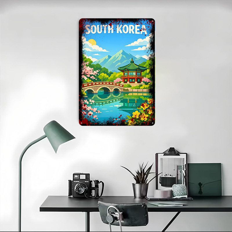 South Korea Travel Poster Cust - Desk Setup Poster recension och pris