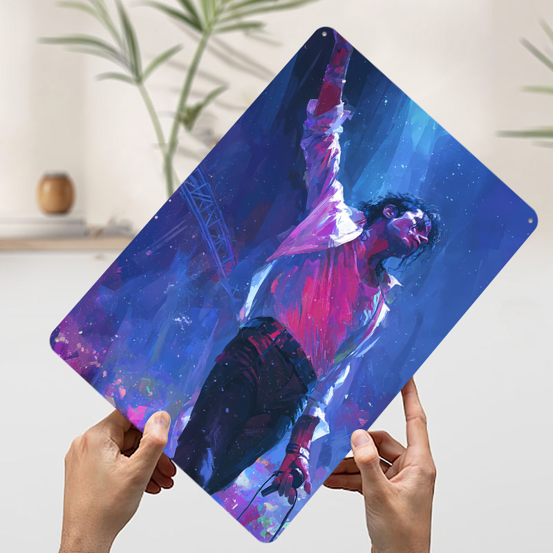 Michael Jackson on Stage Poste - Desk Setup Poster recension och pris