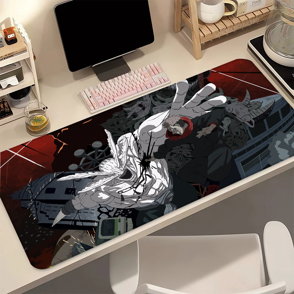 MahoRaga Mouse Pad Cartoon Ani - Desk Setup Ergonomic recension och pris