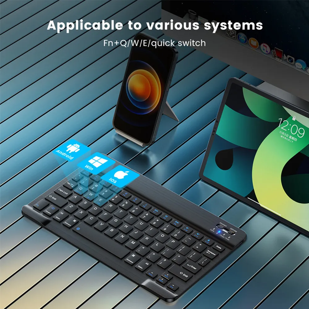 New 2025 Bluetooth Wireless Ke - Desk Setup Keyboard recension och pris