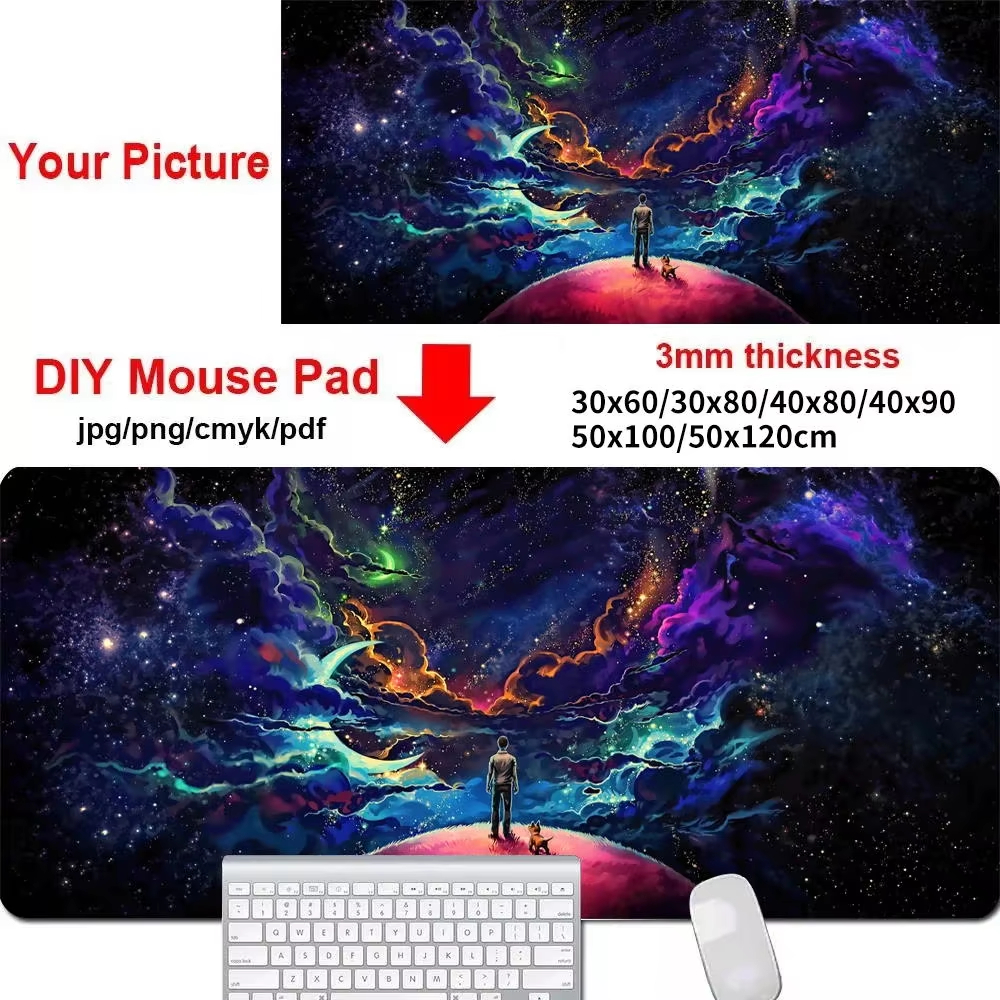 Custom Desk Pad Full-sized Mou - Rubber Mat Desk recension och pris