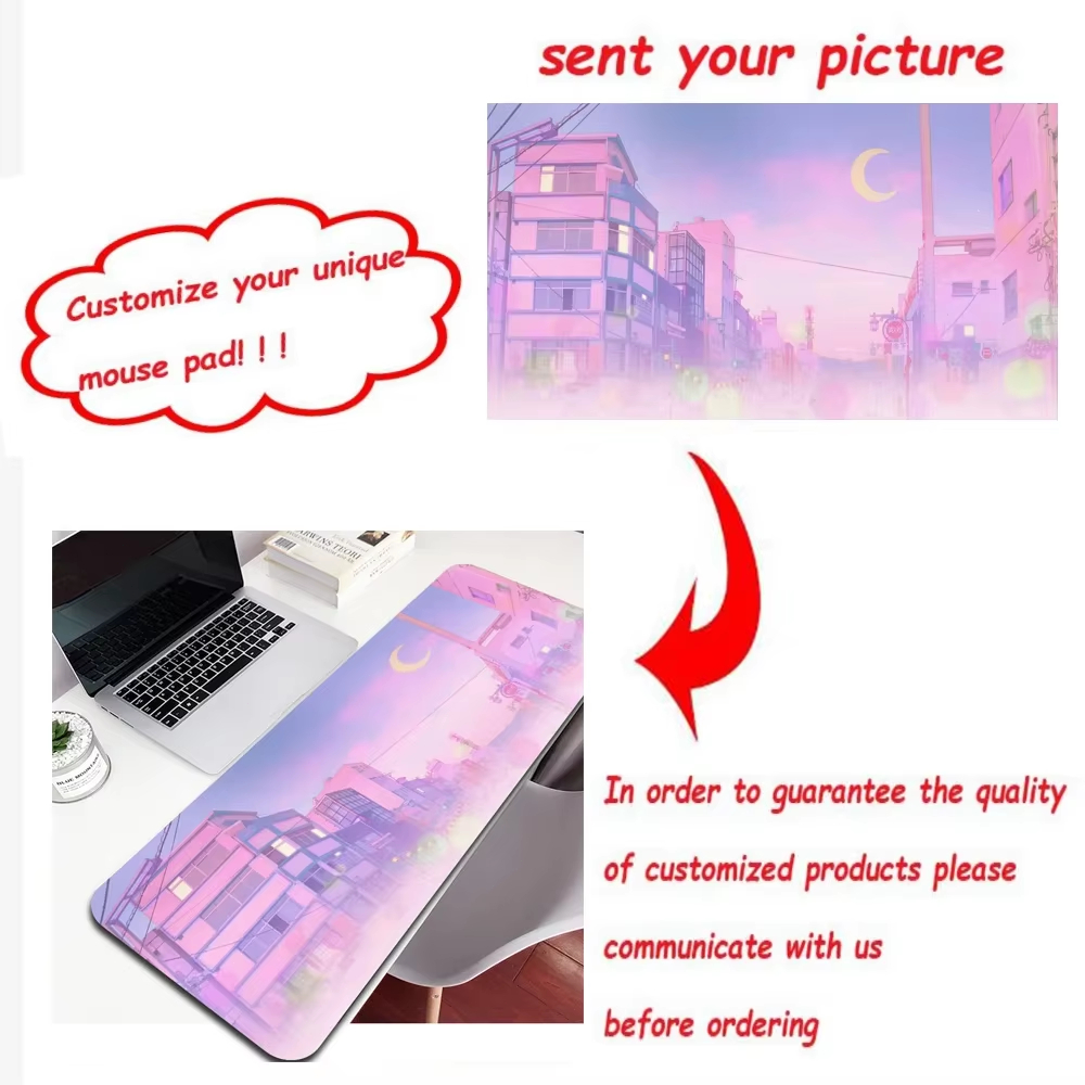 DIY Custom Logo Anime Gaming P - Rubber Mat Desk recension och pris
