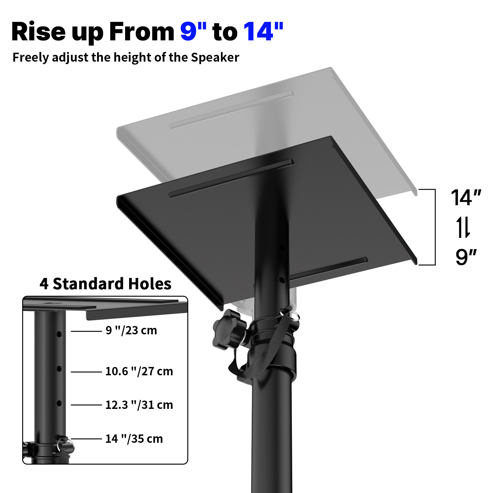 Set of 2 Desktop Clamp Speaker - Desk Setup With Speakers recension och pris