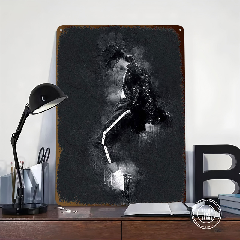 Michael Jackson Tinplate Poste - Desk Setup Poster recension och pris