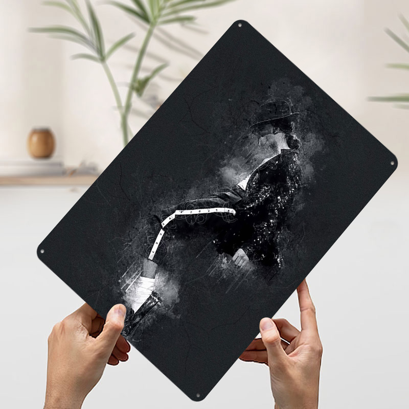 Michael Jackson Tinplate Poste - Desk Setup Poster recension och pris