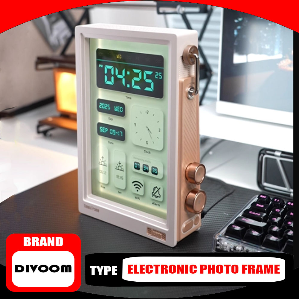 Divoom Times Frame 10.1″ Smart - Desk Setup With Speakers recension och pris