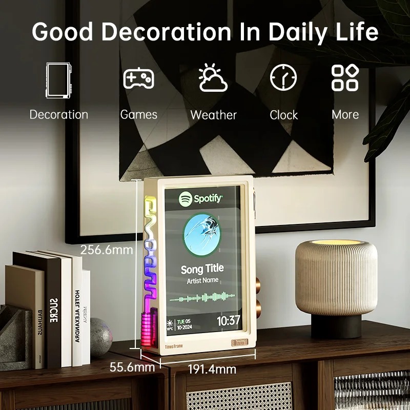Divoom Times Frame 10.1″ Smart - Desk Setup With Speakers recension och pris