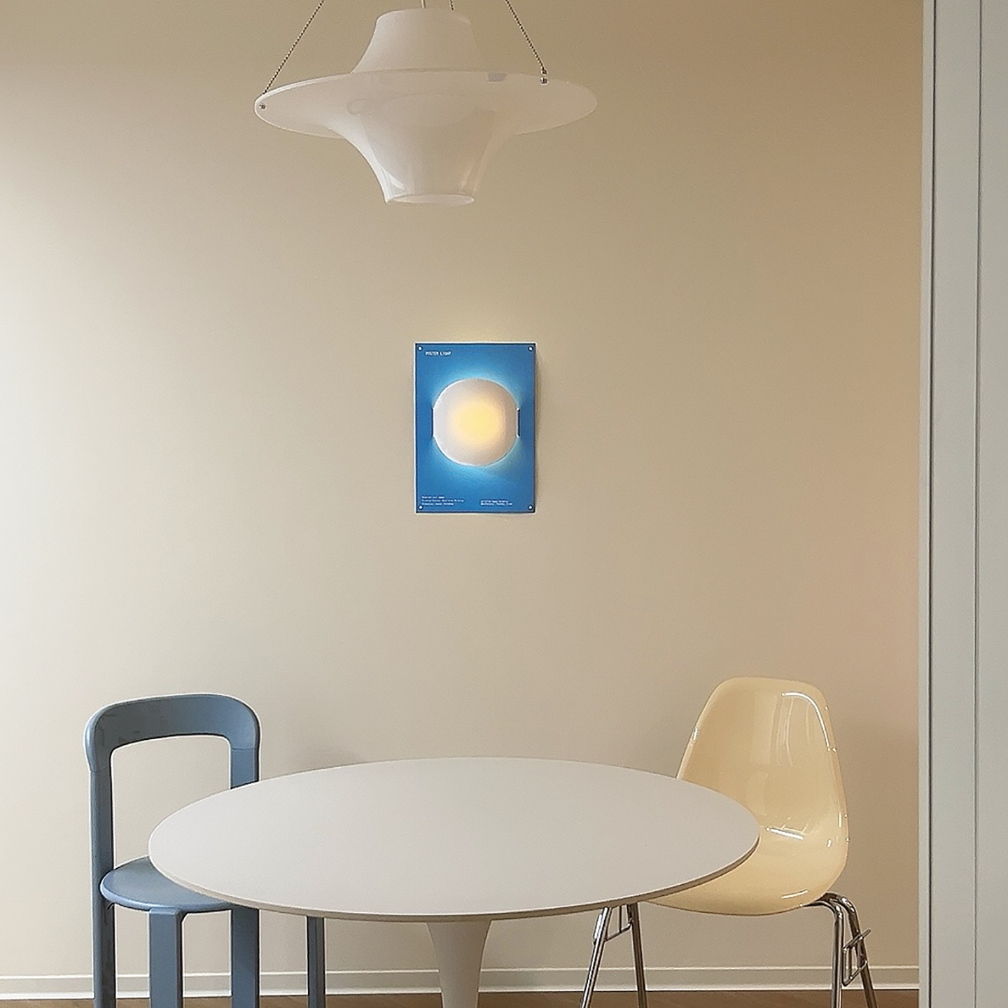 Illustration Poster Night Ligh - Desk Setup Poster recension och pris