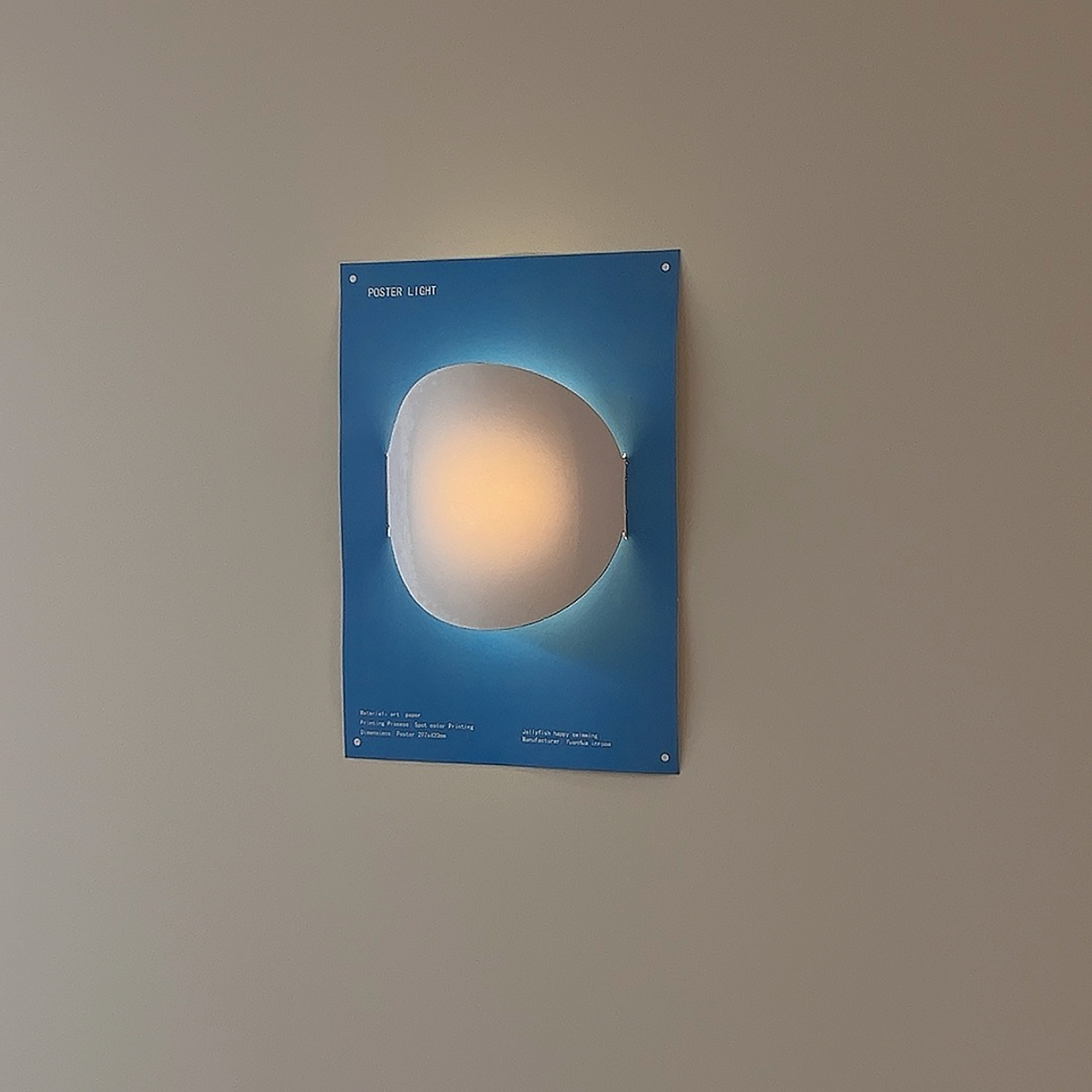 Illustration Poster Night Ligh - Desk Setup Poster recension och pris