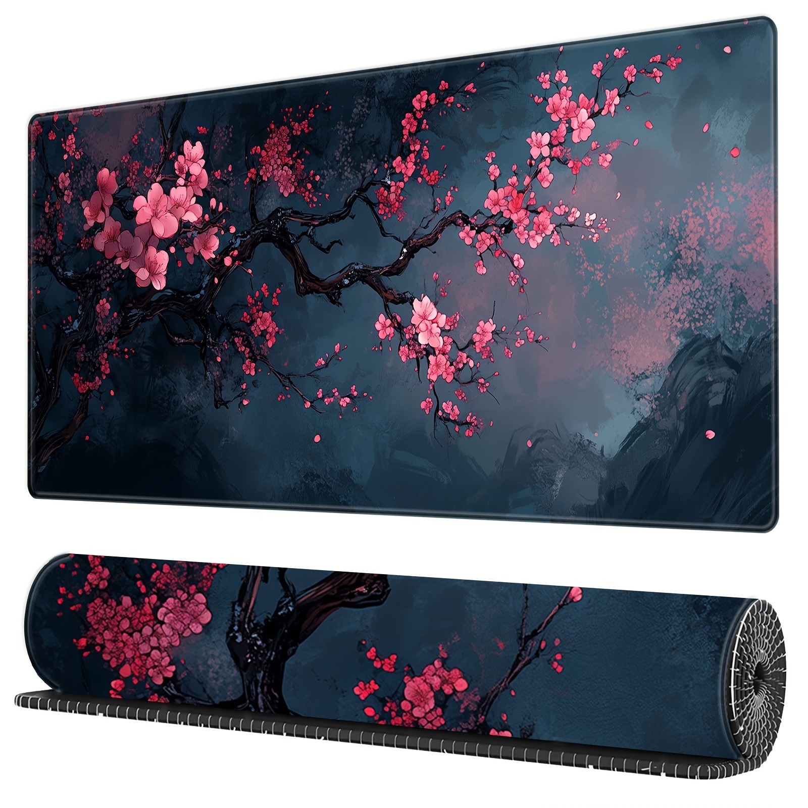 Night Cherry Blossom gaming mo - Rubber Mat Desk recension och pris