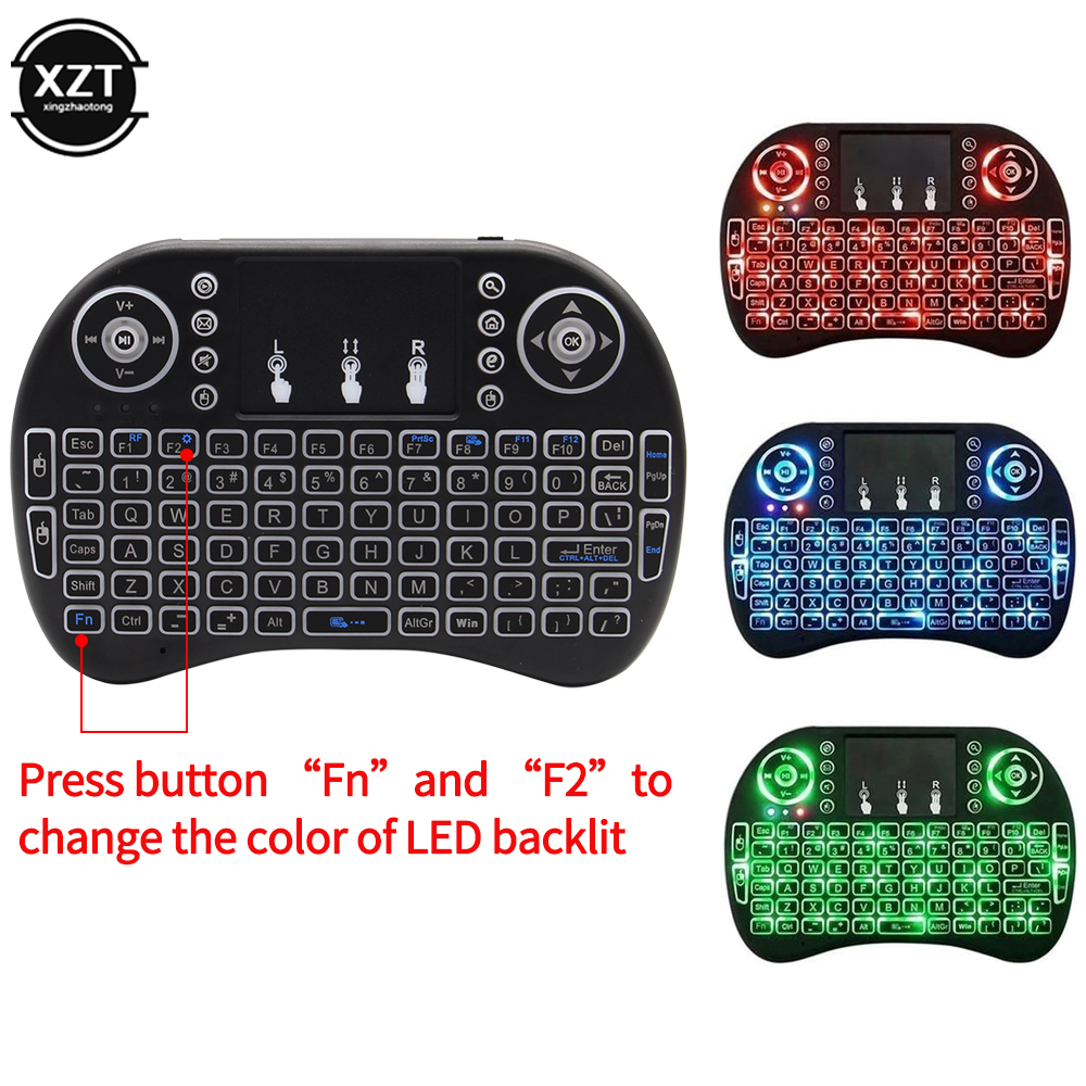 Backlit English Russian French - Desk Setup Keyboard recension och pris