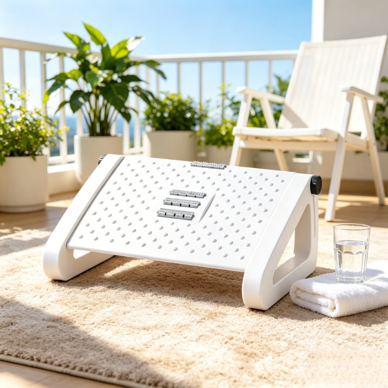 Adjustable White Triangle Ergo - Desk Setup Ergonomic recension och pris