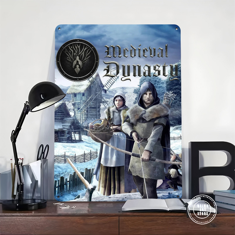 Medieval Dynasty Game Art Meta - Desk Setup Poster recension och pris