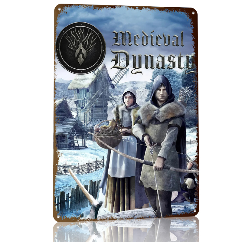 Medieval Dynasty Game Art Meta - Desk Setup Poster recension och pris