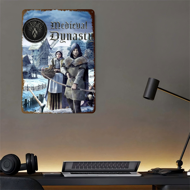 Medieval Dynasty Game Art Meta - Desk Setup Poster recension och pris