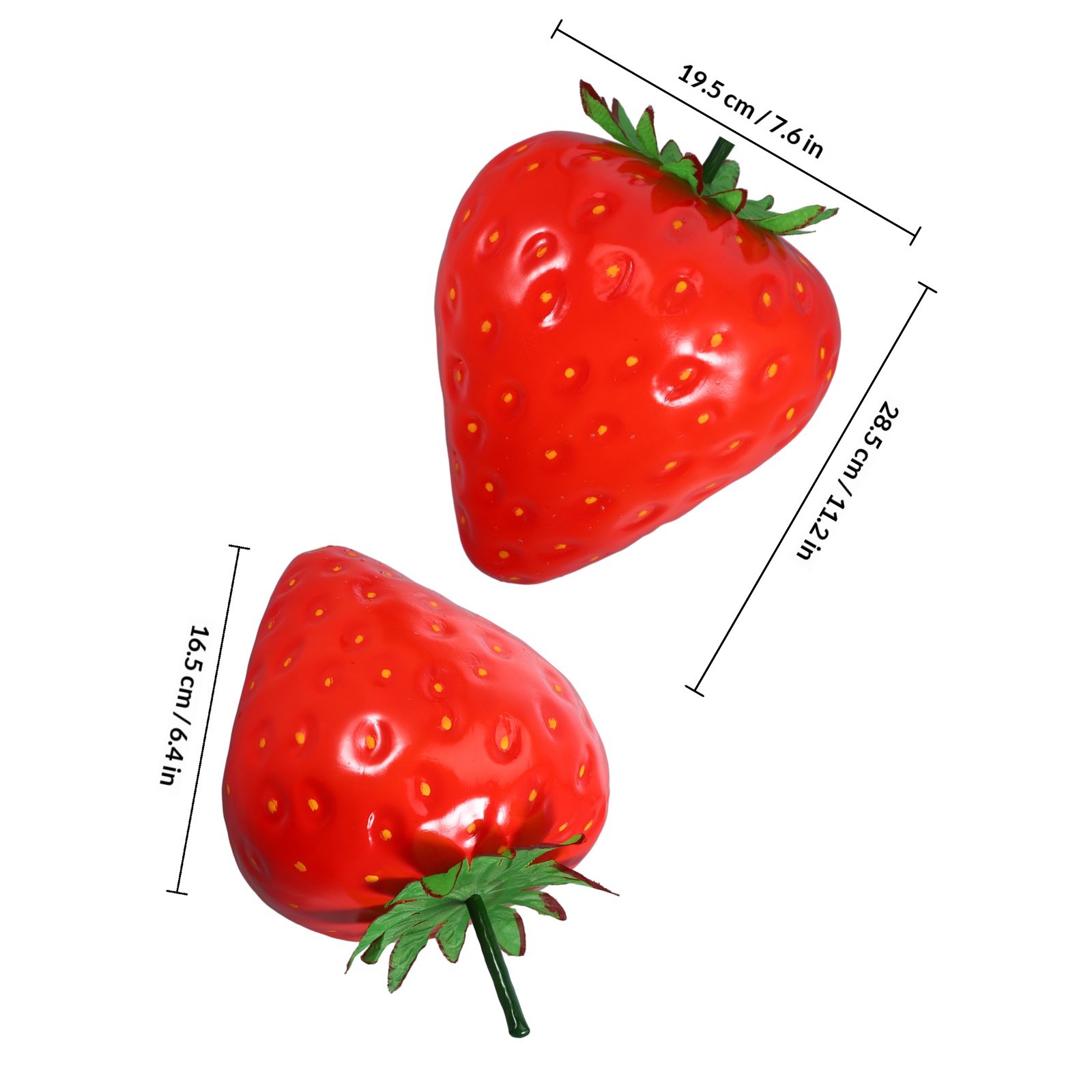 Extra Large Simulated Strawber - Desk Setup Photo recension och pris