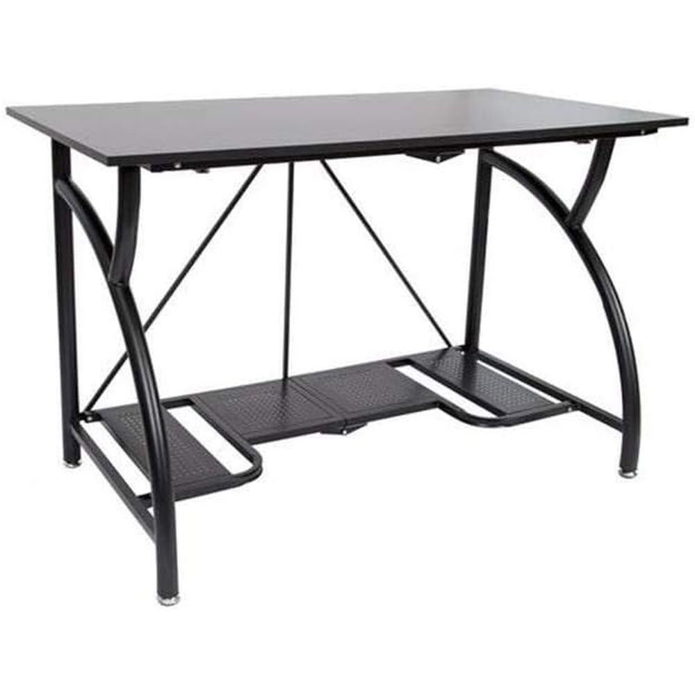 Space-Saving Collapsible Compu - Desk Setup With Laptop recension och pris