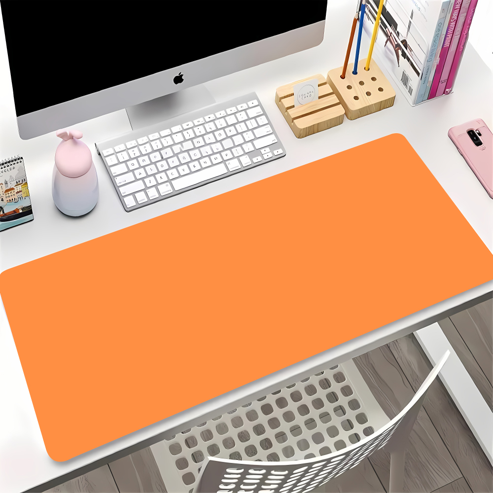 Solid Color Gaming Mouse Pad G - Desk Setup With Laptop recension och pris