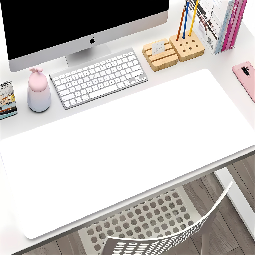 Solid Color Gaming Mouse Pad G - Desk Setup With Laptop recension och pris