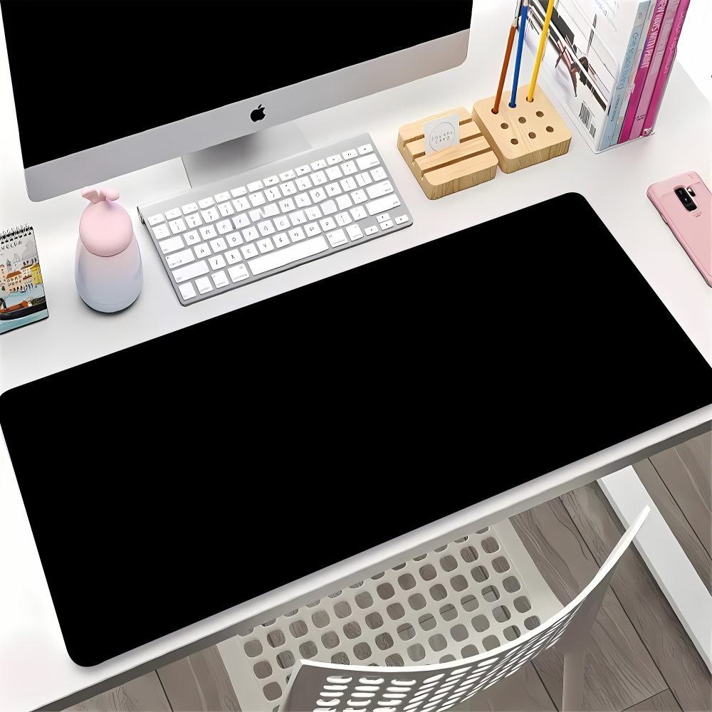 Solid Color Gaming Mouse Pad G - Desk Setup With Laptop recension och pris
