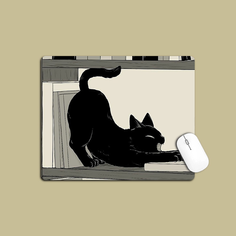 Mouse Mat Cat Mause Pad Cute C - Desk Setup Ergonomic recension och pris