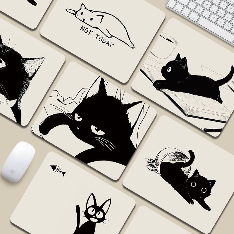 Mouse Mat Cat Mause Pad Cute C - Desk Setup Ergonomic recension och pris