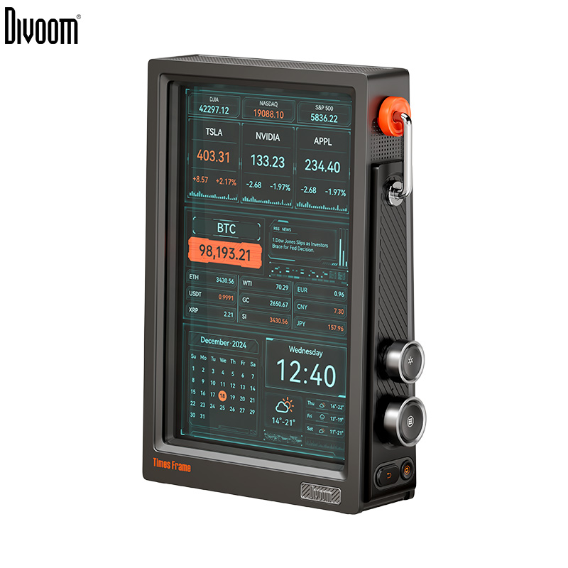 Divoom Times Frame 10.1″ Smart - Desk Setup With Speakers recension och pris