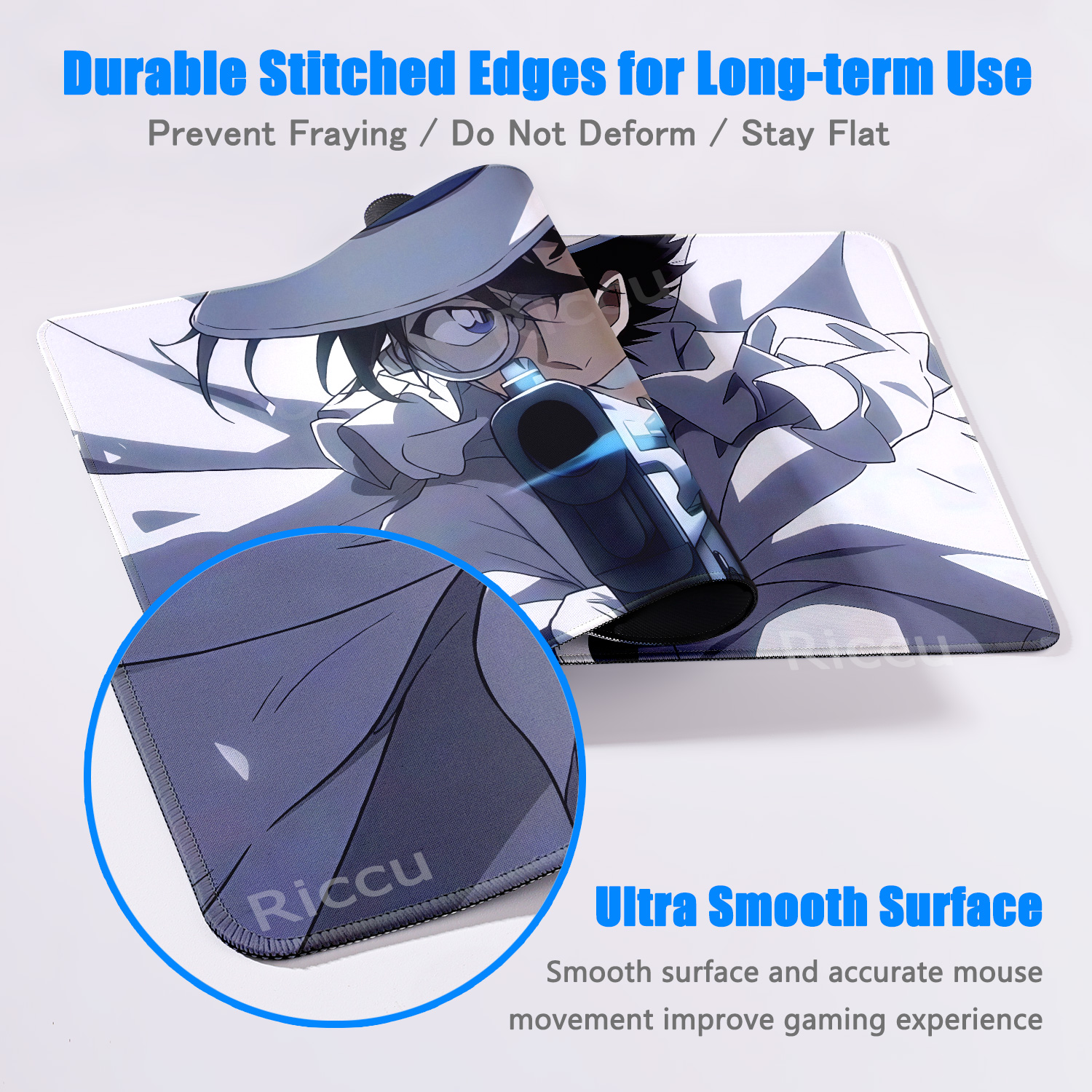 Anime D-Detective Conan Mouse  - Desk Setup Laptop And Pc recension och pris