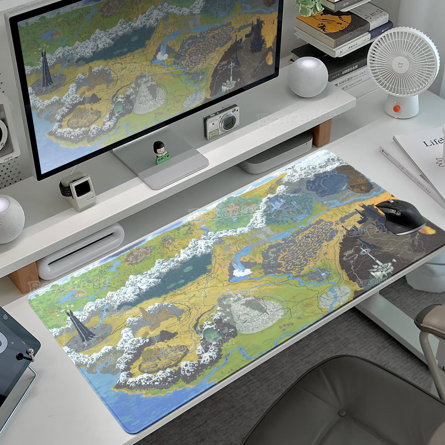 The L-Lord of The Ring Large G - Desk Setup With Laptop recension och pris