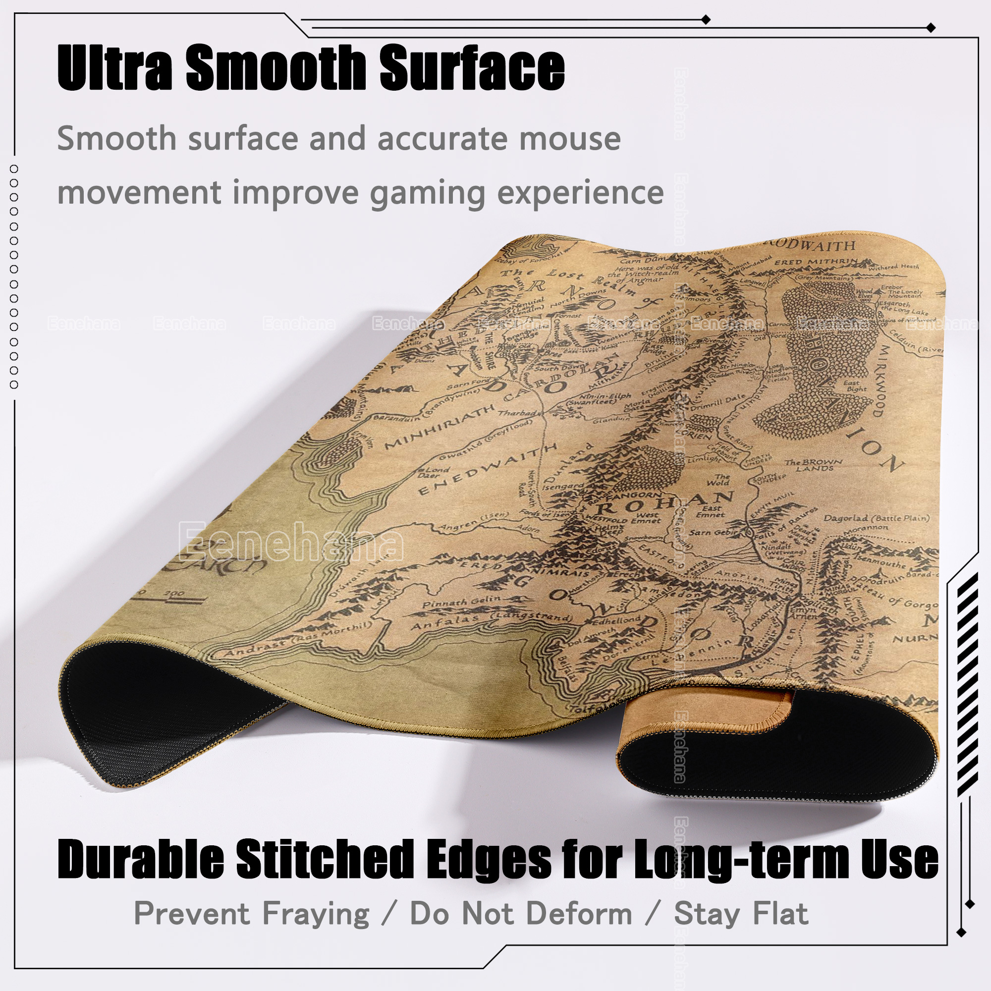 The L-Lord of The Ring Large G - Desk Setup With Laptop recension och pris