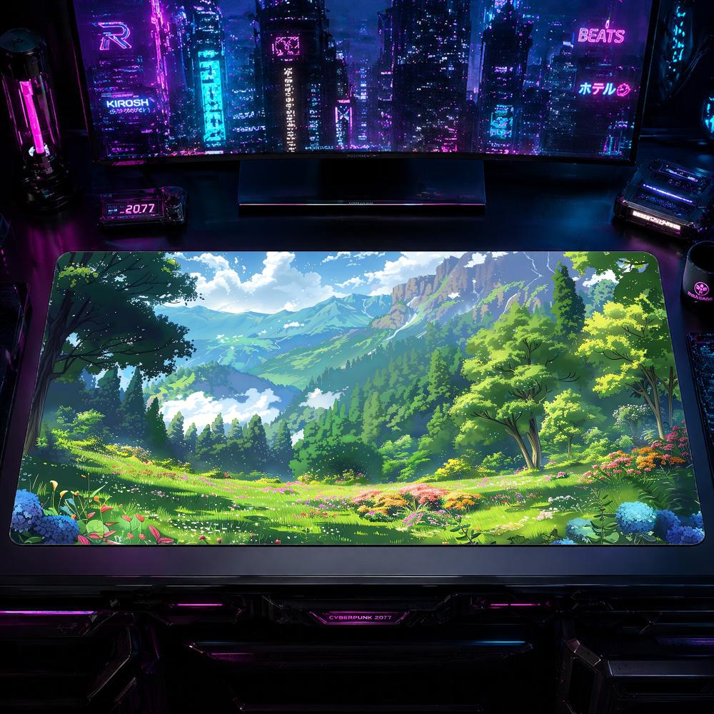 Nature MMountains and forestse - Desk Setup Laptop And Pc recension och pris