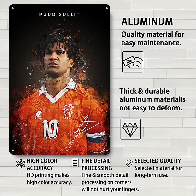 Ruud Gullit Football Player Wa - Desk Setup Poster recension och pris