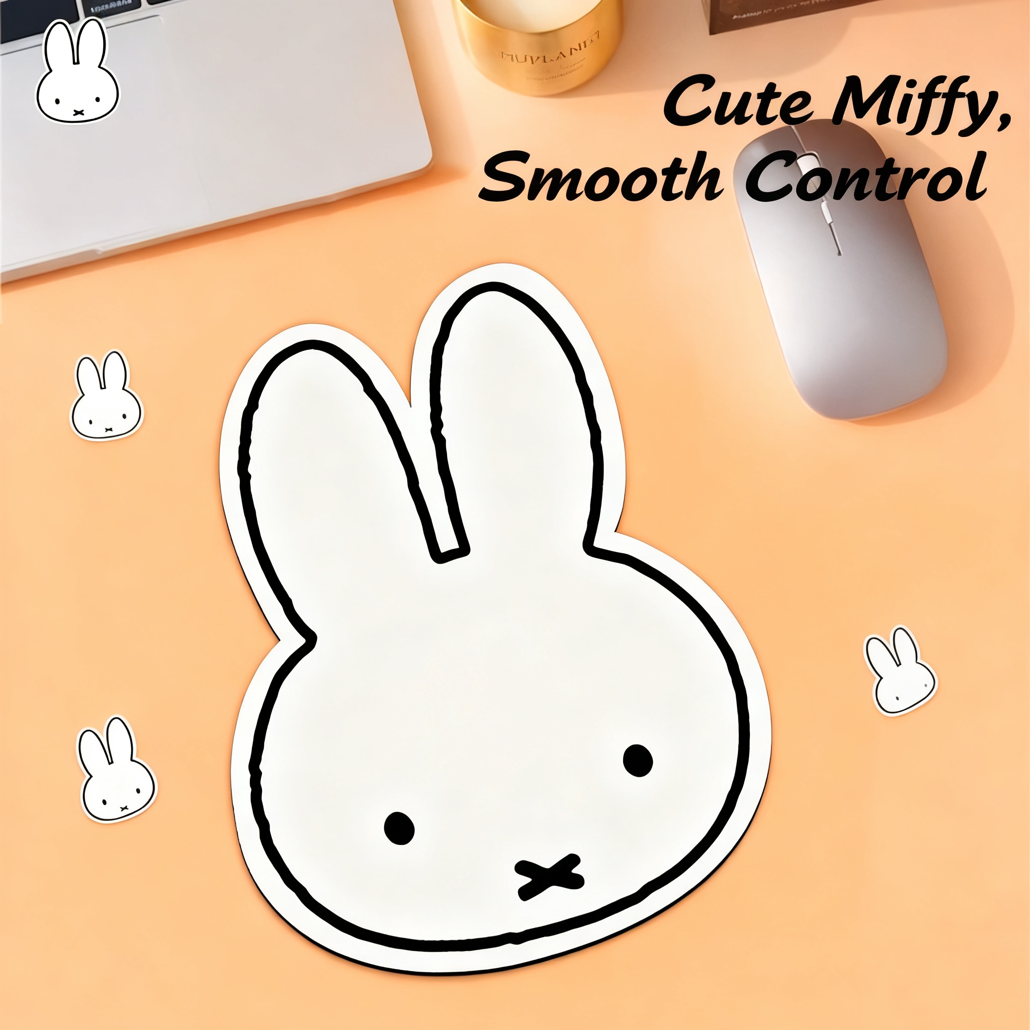 Cute Desk Mat Miffy Rabbit Car - Desk Setup Ergonomic recension och pris