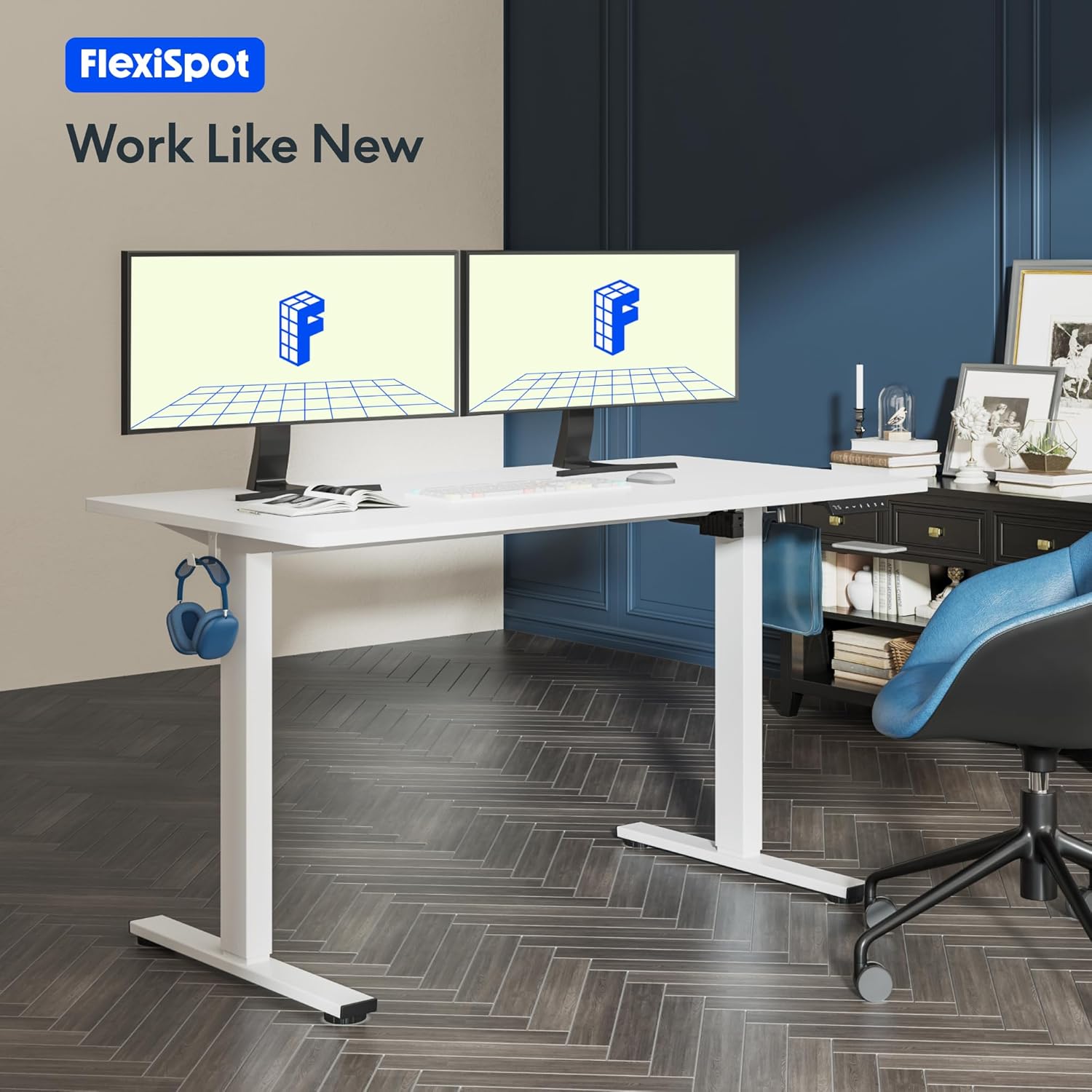 Electric Standing Desk 55 x 28 - Desk Setup One Monitor recension och pris