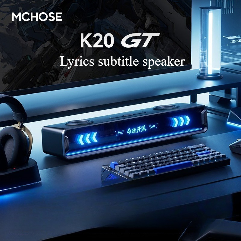 K20 GT Full Screen Subtitle Sp - Desk Setup With Speakers recension och pris