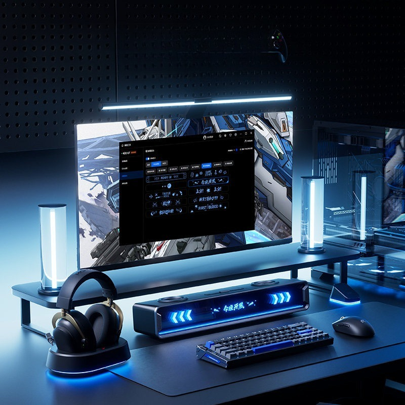 K20 GT Full Screen Subtitle Sp - Desk Setup With Speakers recension och pris