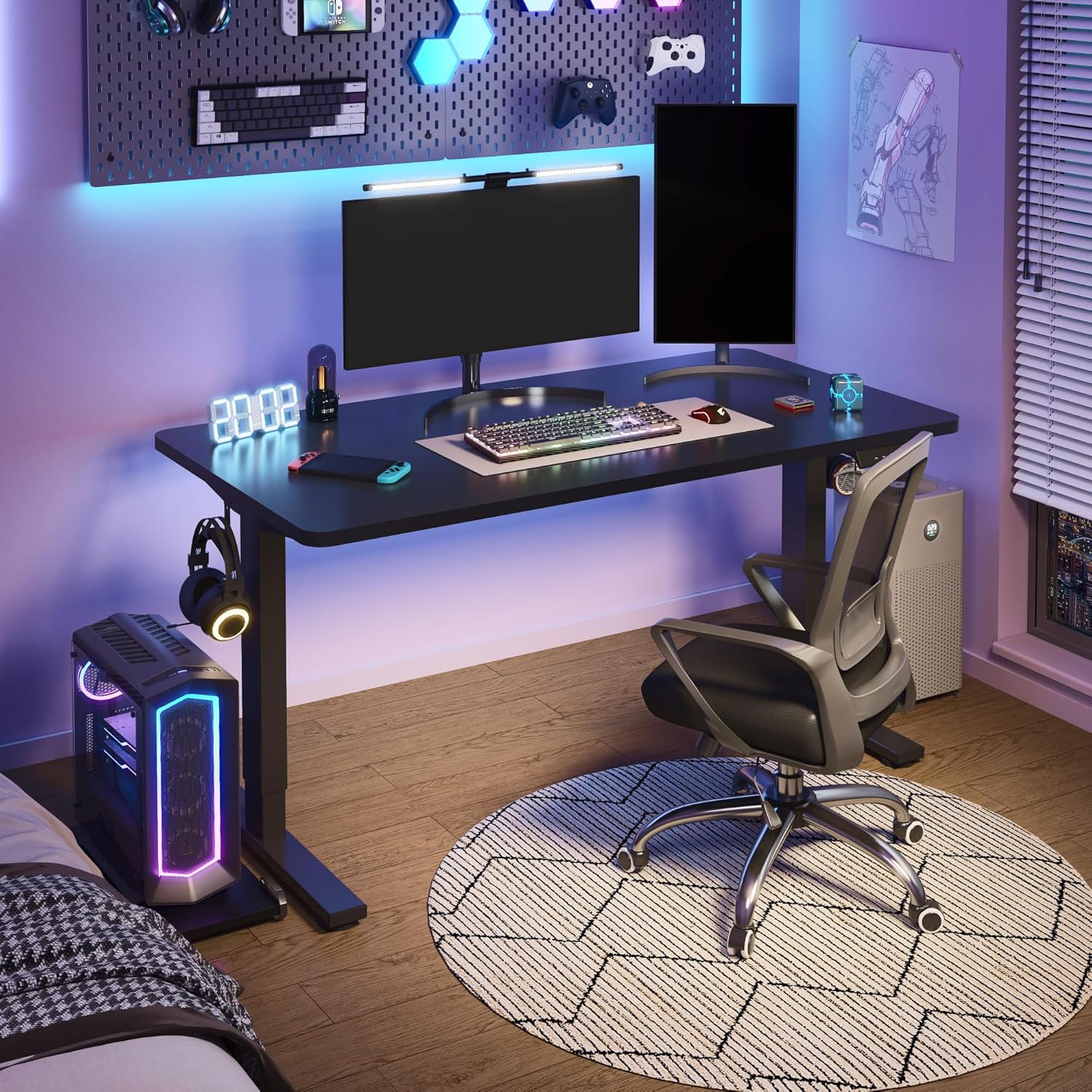 Electric Height Adjustable Sta - Desk Setup One Monitor recension och pris