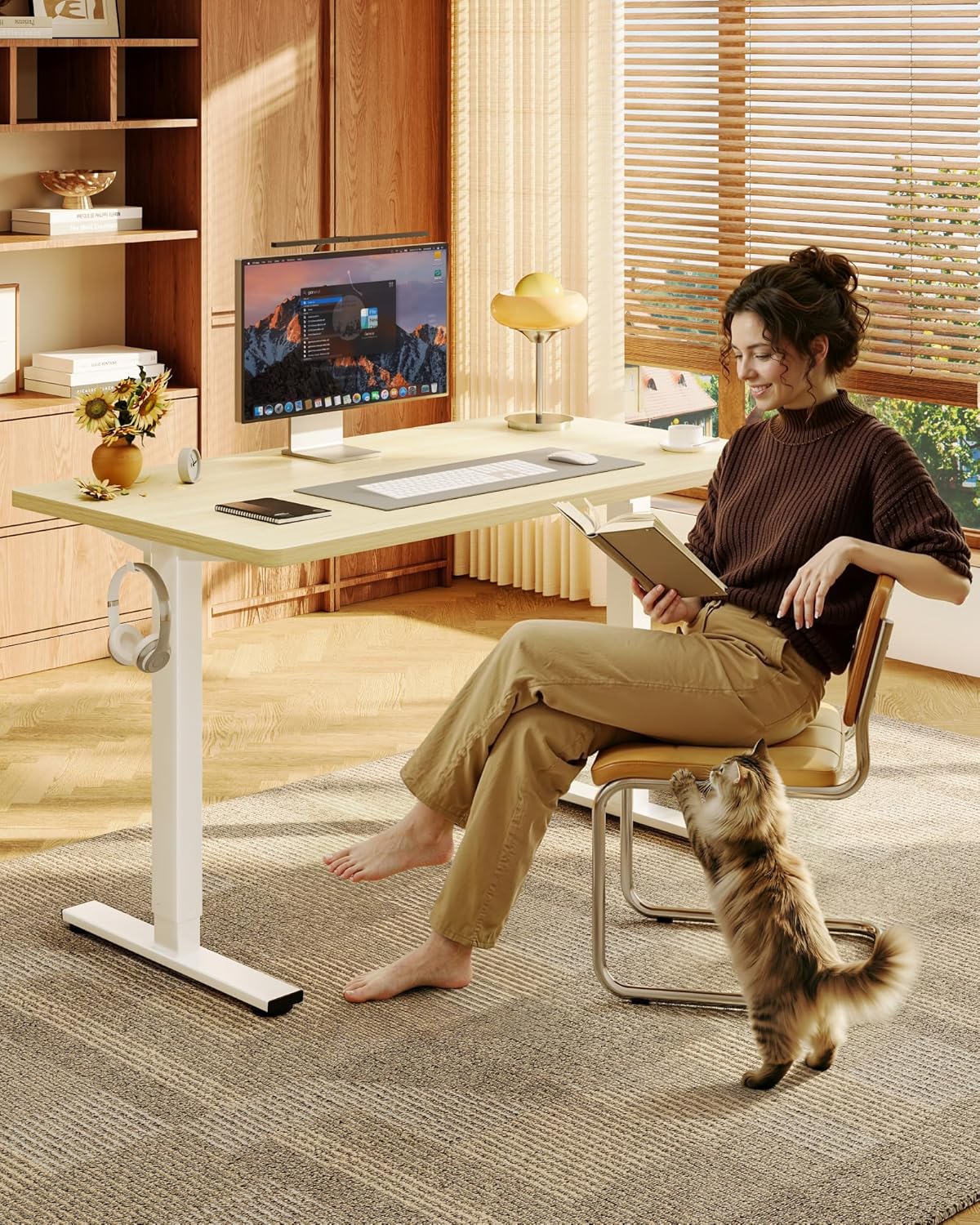 Electric Height Adjustable Sta - Desk Setup One Monitor recension och pris