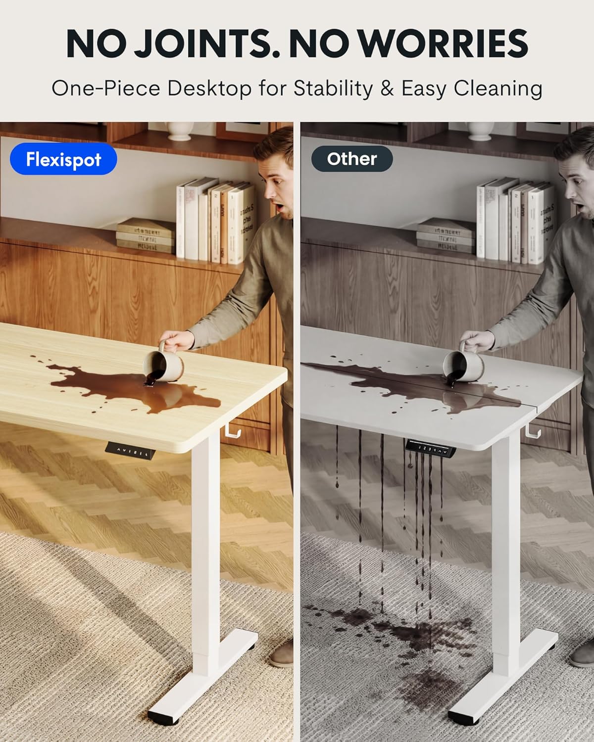 Electric Height Adjustable Sta - Desk Setup One Monitor recension och pris